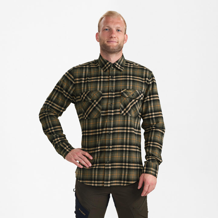 Deerhunter Carson Shirt Green Check 39/40