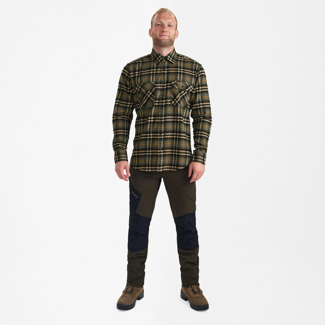 Deerhunter Carson Shirt Green Check 39/40