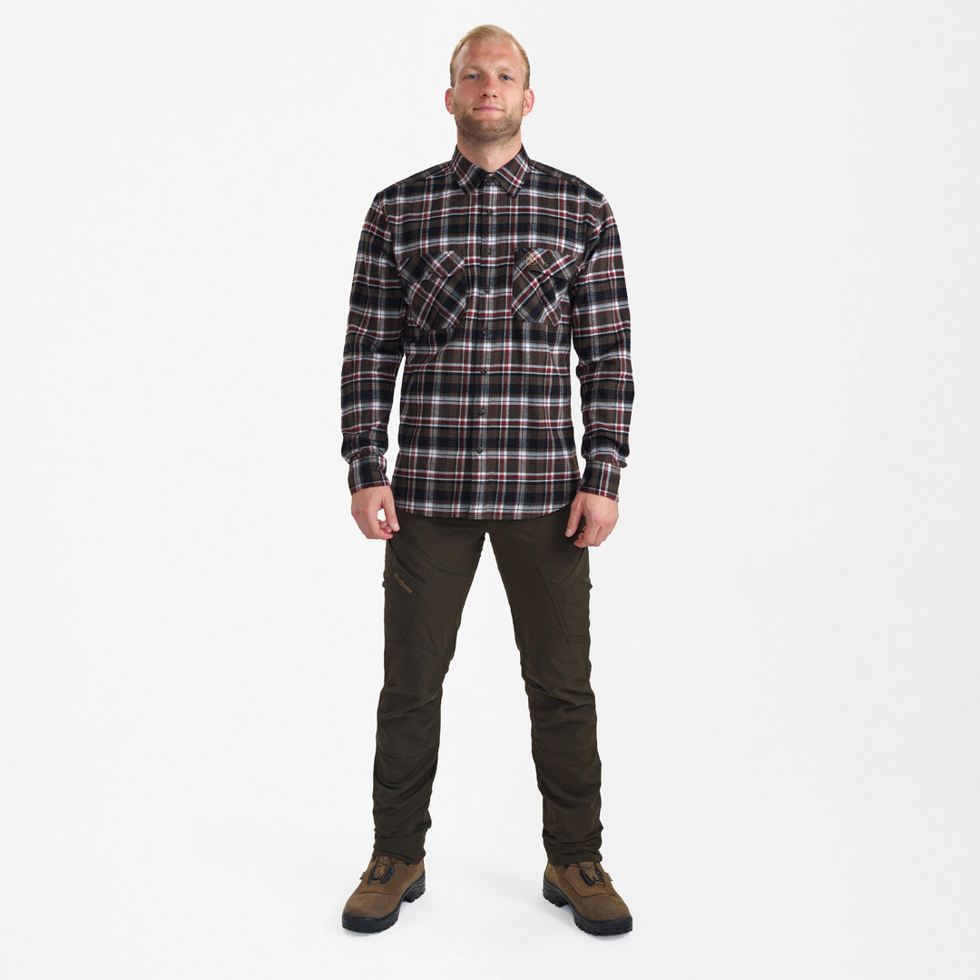 Deerhunter Nathan Shirt Brown Check 39/40