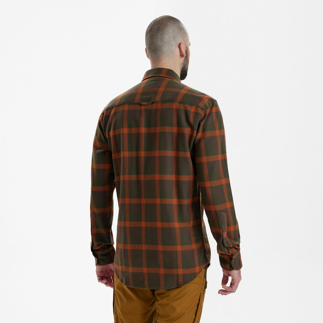 Deerhunter Ethan Shirt Orange Check 39/40