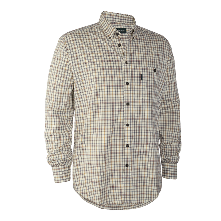 Deerhunter Henry Shirt  Green Check 39/40