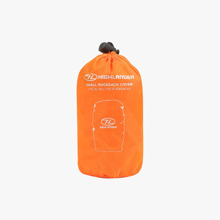 Highlander Lightweight Rucksack Rain Cover 20L - 30L Orange