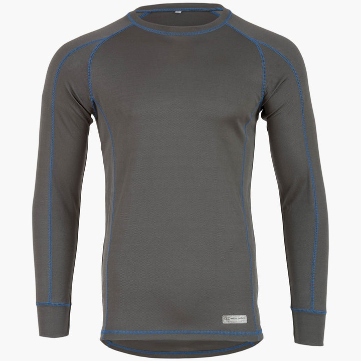 Highlander Pro 120 Base Layer Long Sleeve Shirt Mens Grey