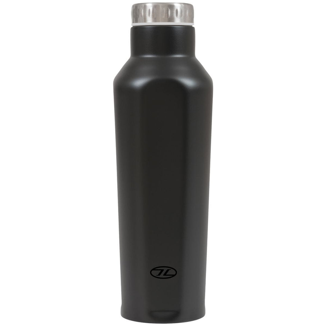 Highlander 500ml Ashta Stainless Steel Bottle Black