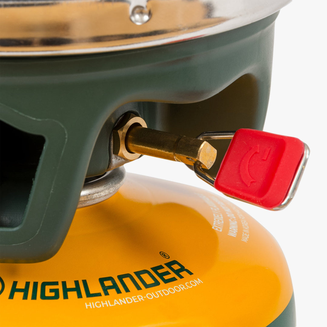 Highlander Blade Fast Boil 3 Camping Gas Stove 1.1L Olive