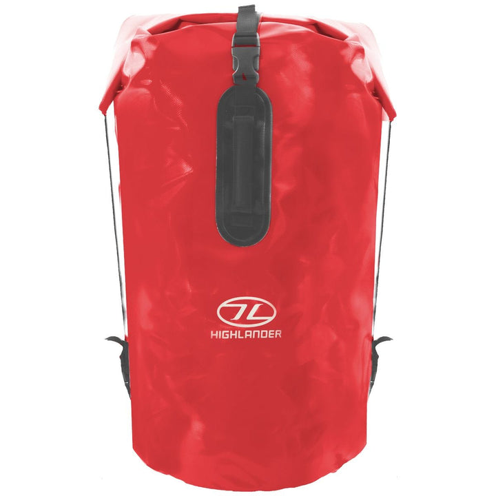 Highlander Troon Drybag 70L Duffle Bag Red