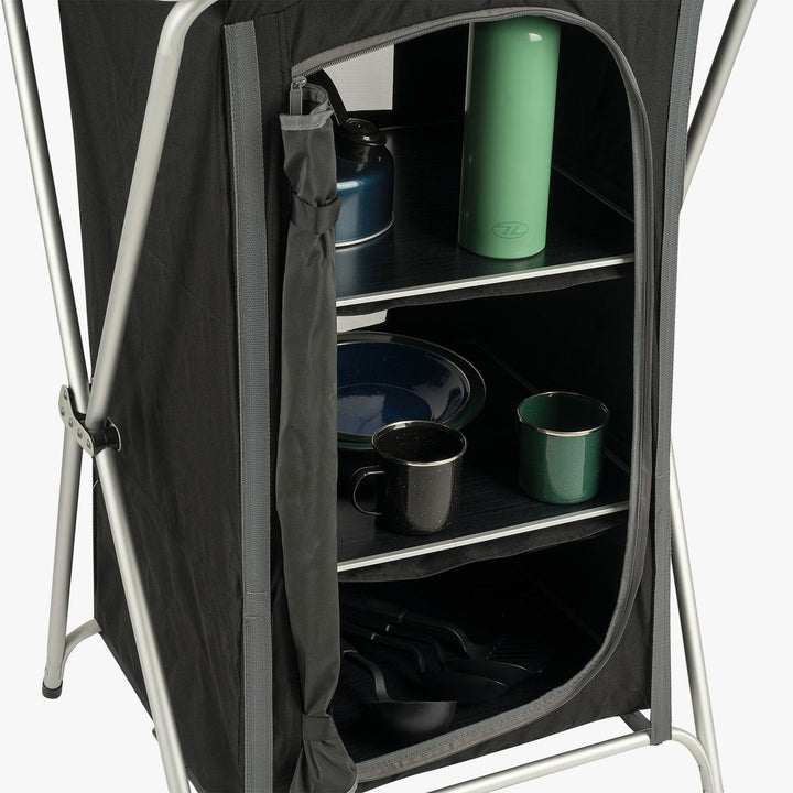 Highlander 3 Shelf Folding Camping Cupboard