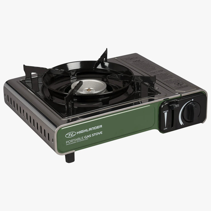 Highlander Portable Gas Stove Green