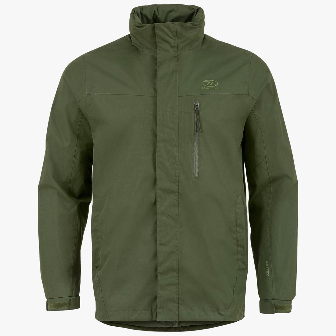 Highlander Kerrera Waterproof Jacket Mens Olive