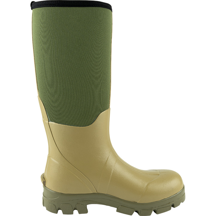 Jack Pyke Ashcombe Neoprene Wellington Boots Light Olive/Green