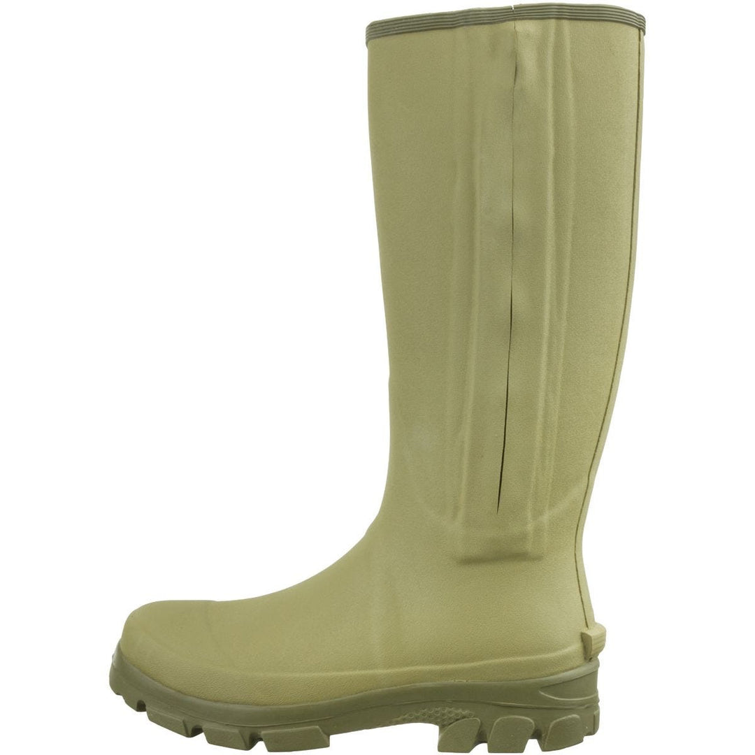 Jack Pyke Ashcombe Zipped Wellington Boots Light Olive