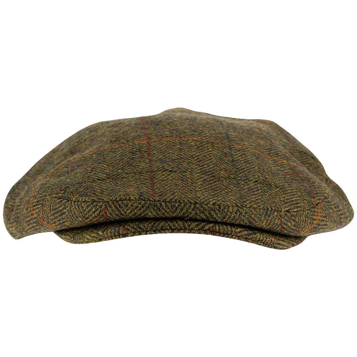 Jack Pyke Wool Blend Flat Cap Tweed Brown