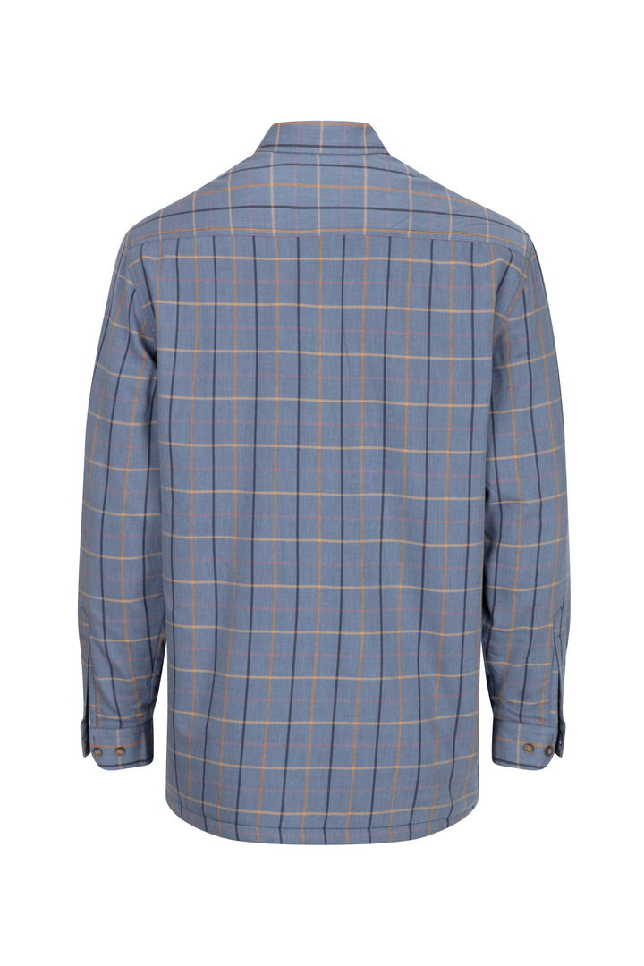 Hoggs Of Fife Fleece Lined Shirts Blackthorn - Sky Blue Check