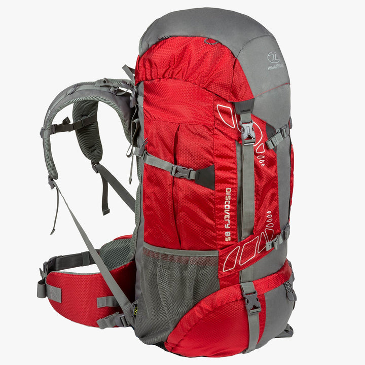 Highlander Discovery Rucksack 85L Red