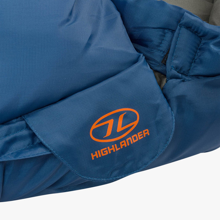 Highlander Echo 400 Mummy Sleeping Bag Blue