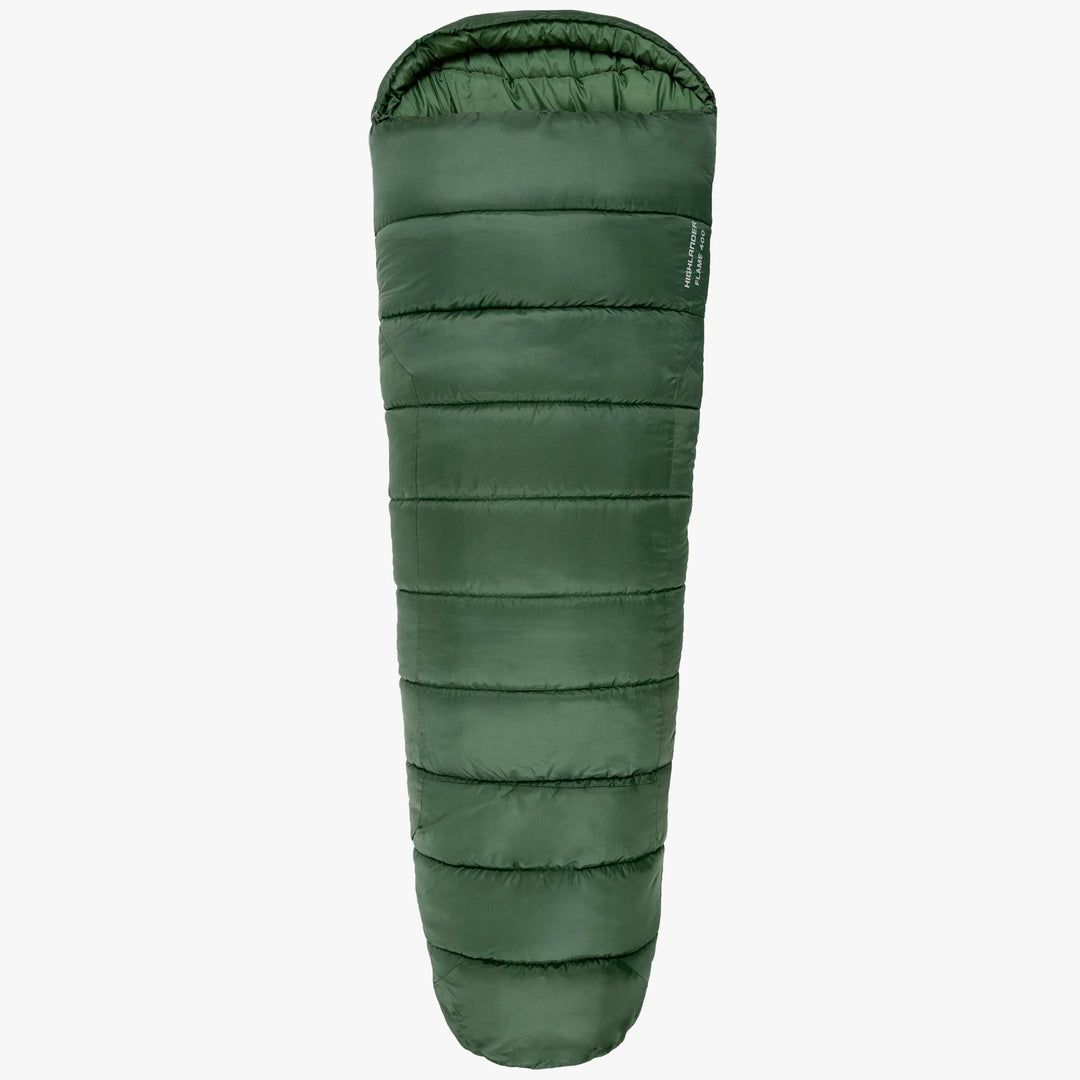 Highlander Forces Phoenix Flame 400 Mummy Sleeping Bag Olive Green