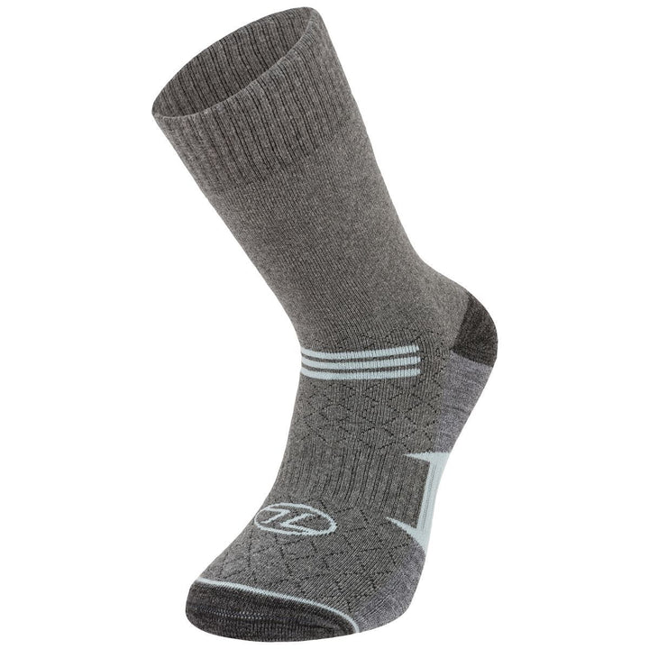 Highlander Forces Trek Combed Cotton Sock Grey