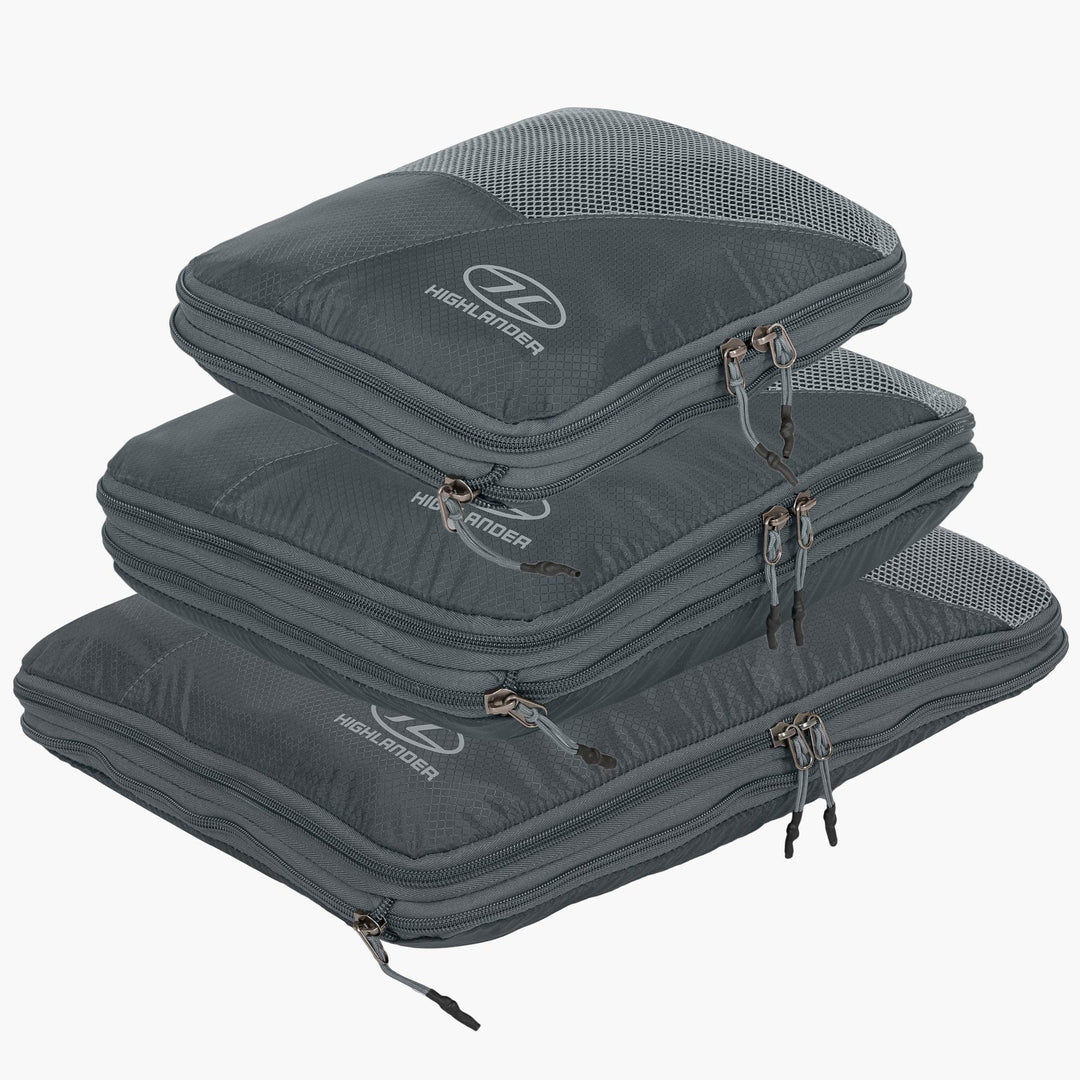 Highlander Compakta Packing Cubes Grey