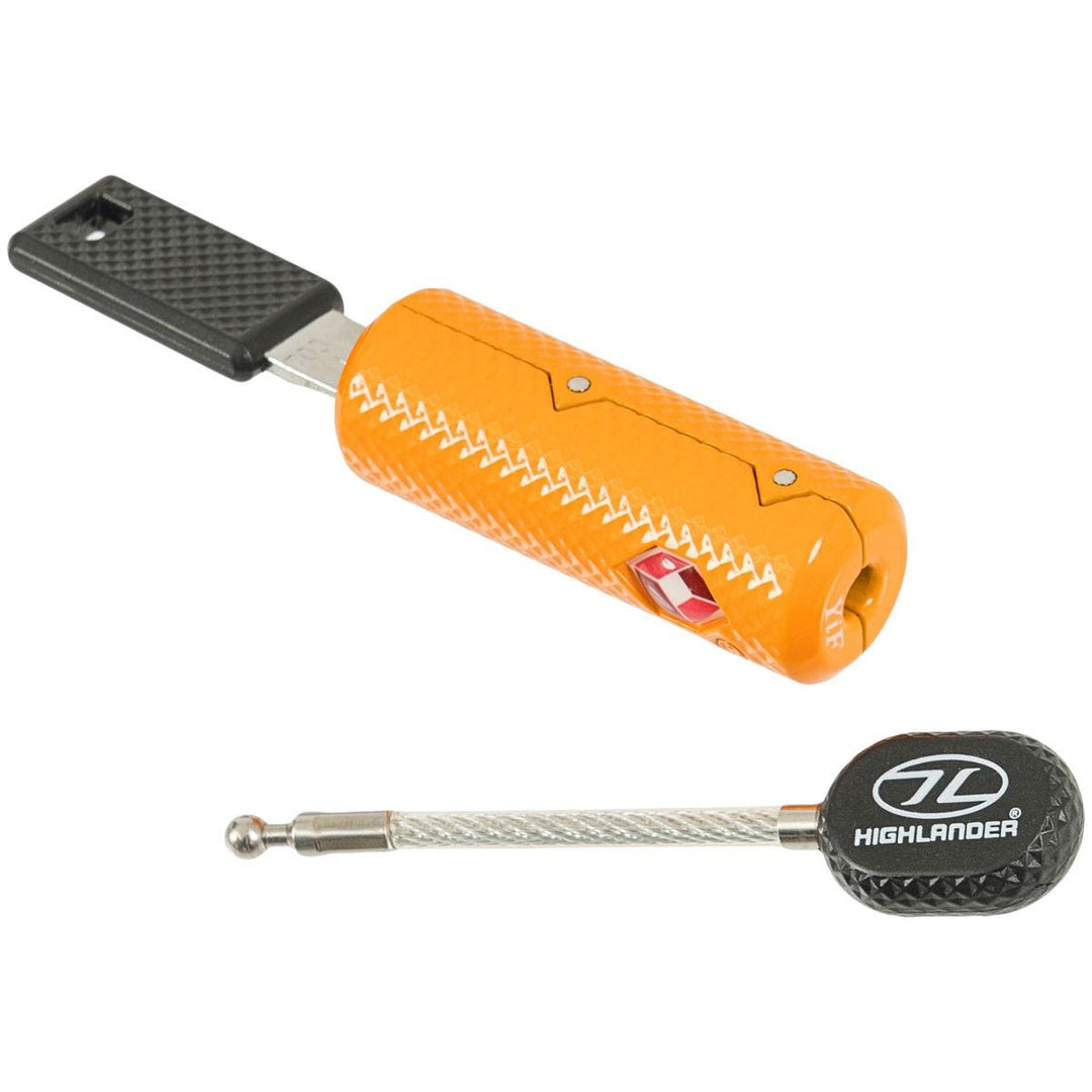 Highlander TSA Barrel Zip Key Lock