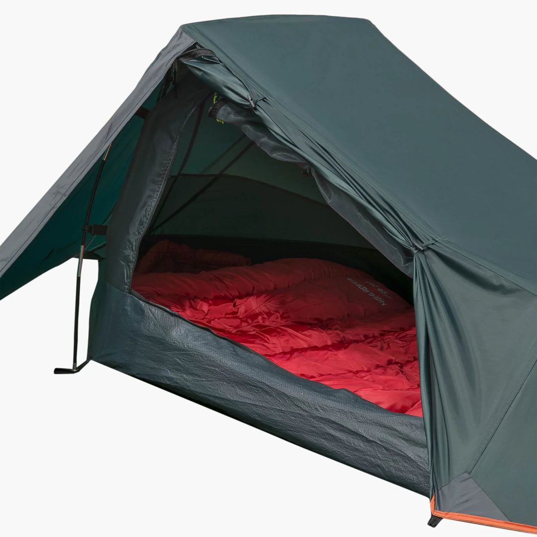 Highlander Blackthorn 1 Tent Hunter Green/Orange Trim