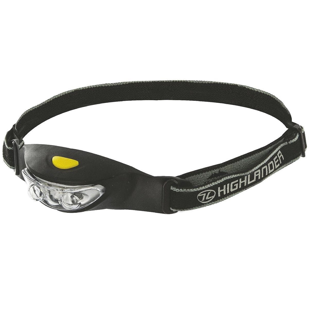 Highlander Ray 3 LED Head Torch Black