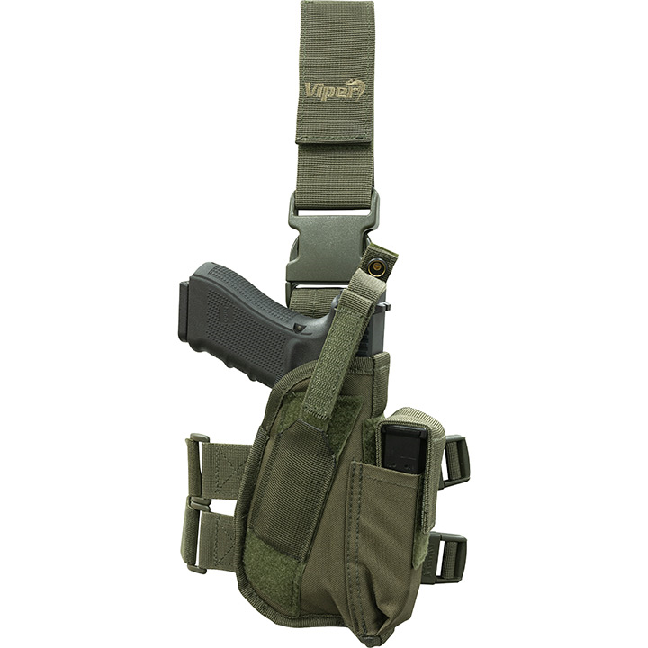 Viper Tactical Leg Holster Right Hand Green