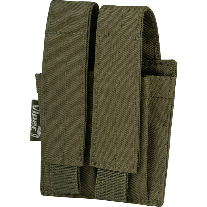 Viper Double Pistol Mag Pouch Olive Green