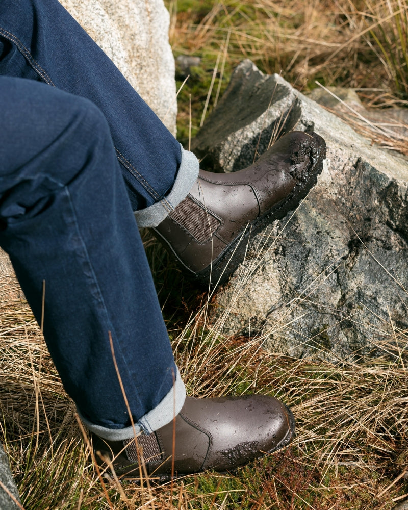 Hoggs Of Fife Classic Dealer Safety Boots (D3) Dark Brown