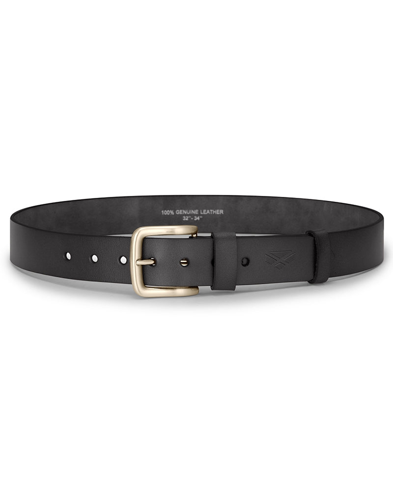 Hoggs Of Fife Luxury Leather Belts Black