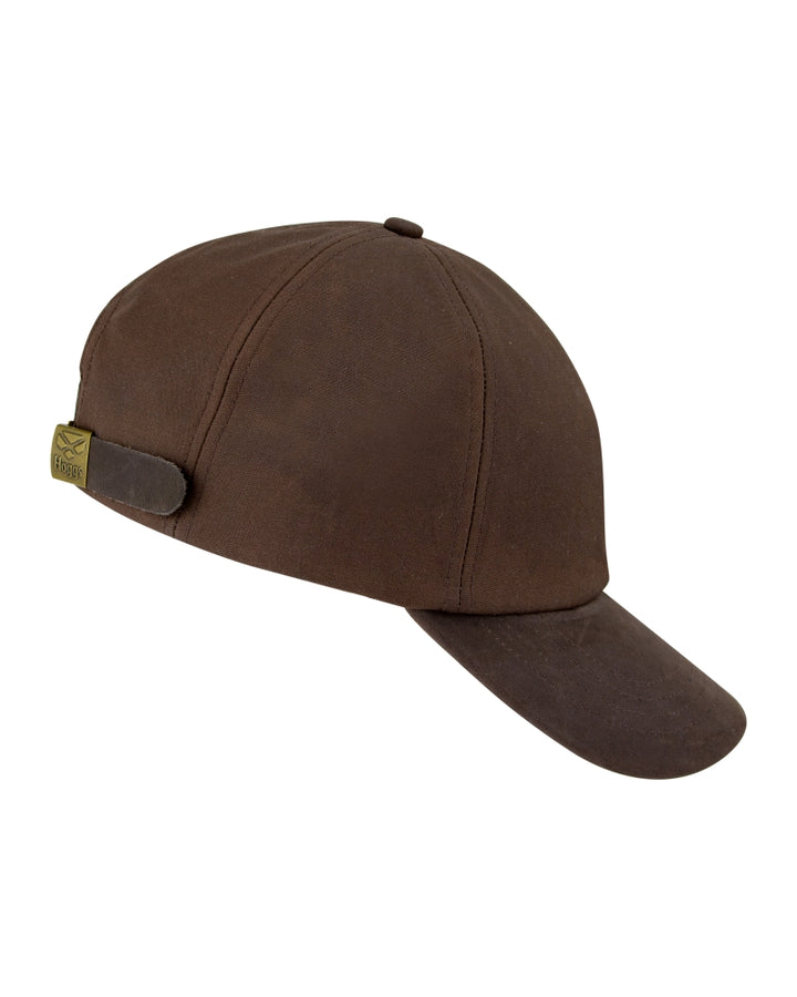 Hoggs Of Fife Waxed Baseball Cap Brown