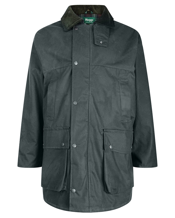 Hoggs Of Fife Woodsman Waxed Jacket Olive