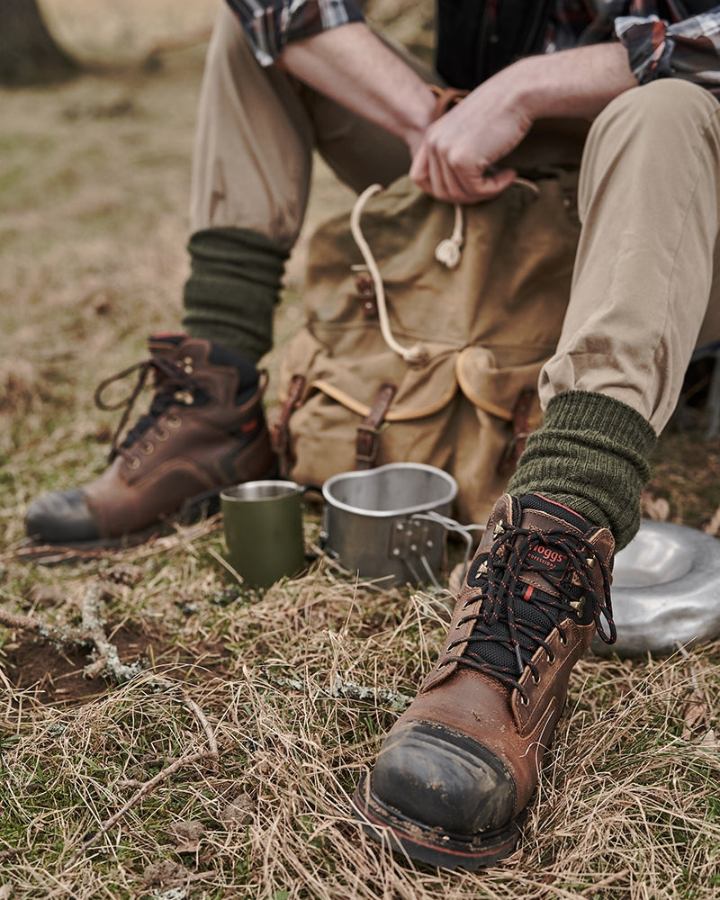 Hoggs Of Fife Artemis Safety Lace-up Boots Crazy Horse Brown