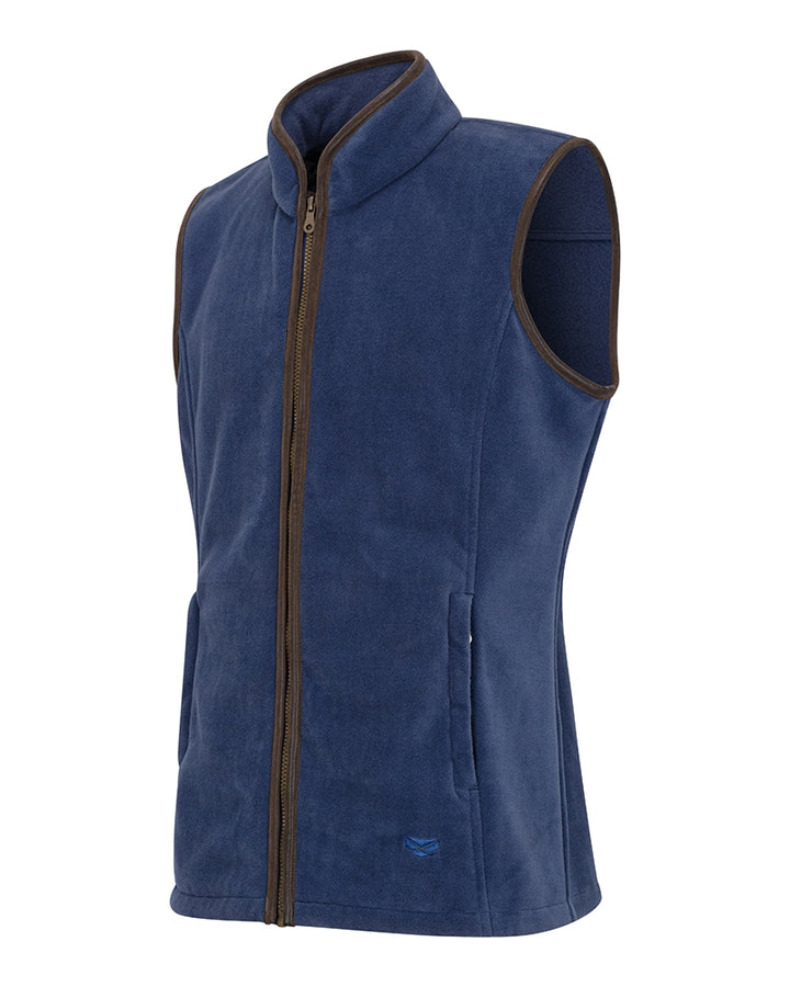 Hoggs Of Fife Stenton Ladies Fleece Gilet Nordic Blue