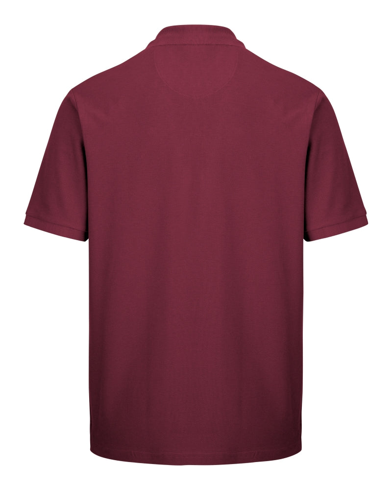 Hoggs Of Fife Largs Pique Polo Shirt Bordeaux