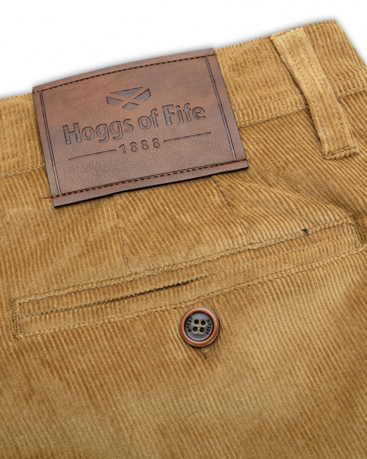 Hoggs Of Fife Cairnie Comfort Stretch Cord Trousers Harvest