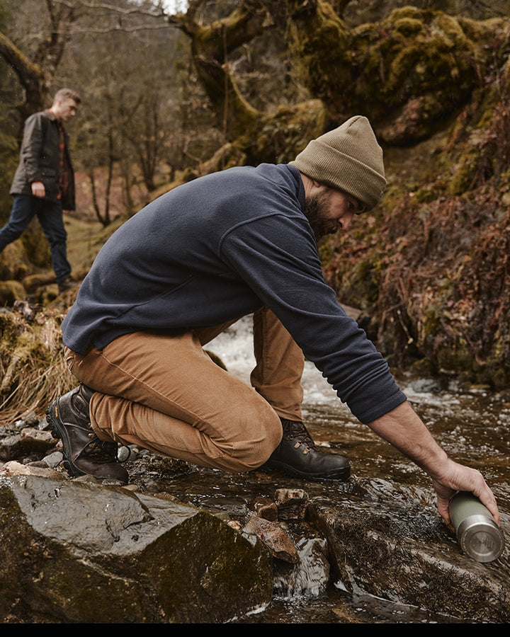 Hoggs Of Fife Cairnie Comfort Stretch Cord Trousers Harvest