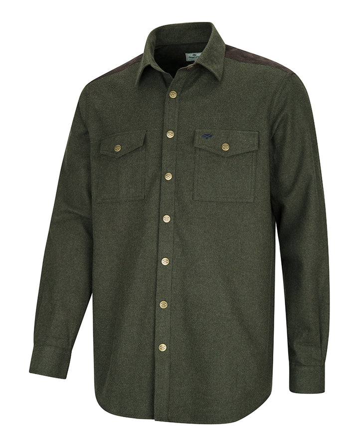 Hoggs Of Fife Dunvegan Flannel Shirt Loden