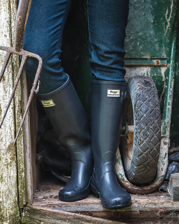 Hoggs Of Fife Braemar Wellington Boots Navy