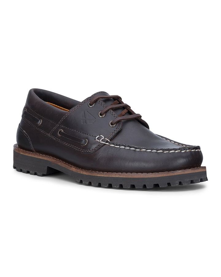 Hoggs Of Fife Kintyre Rugged Moccasin Chestnut