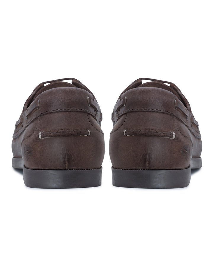 Hoggs Of Fife Mull Deck Shoe Waxy Brown