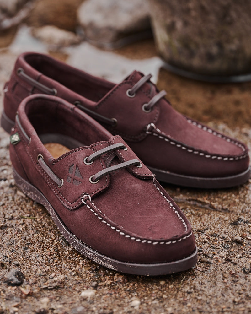 Hoggs Of Fife Mull Ladies Deck Shoe Merlot