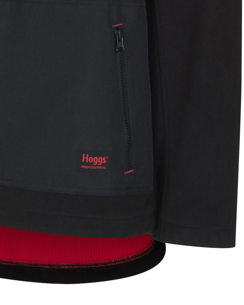 Hoggs Of Fife Granite Bonded Fleece Jacket Black