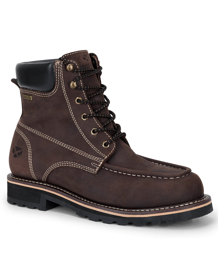 Hoggs Of Fife Selkirk Moc Work Boot Oak Brown