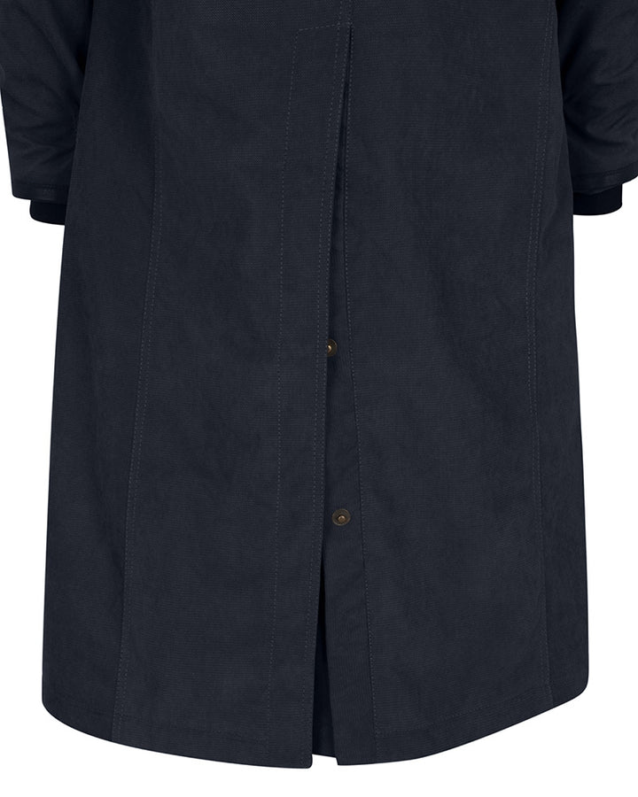 Hoggs Of Fife Struther Ladies Long Coat Navy