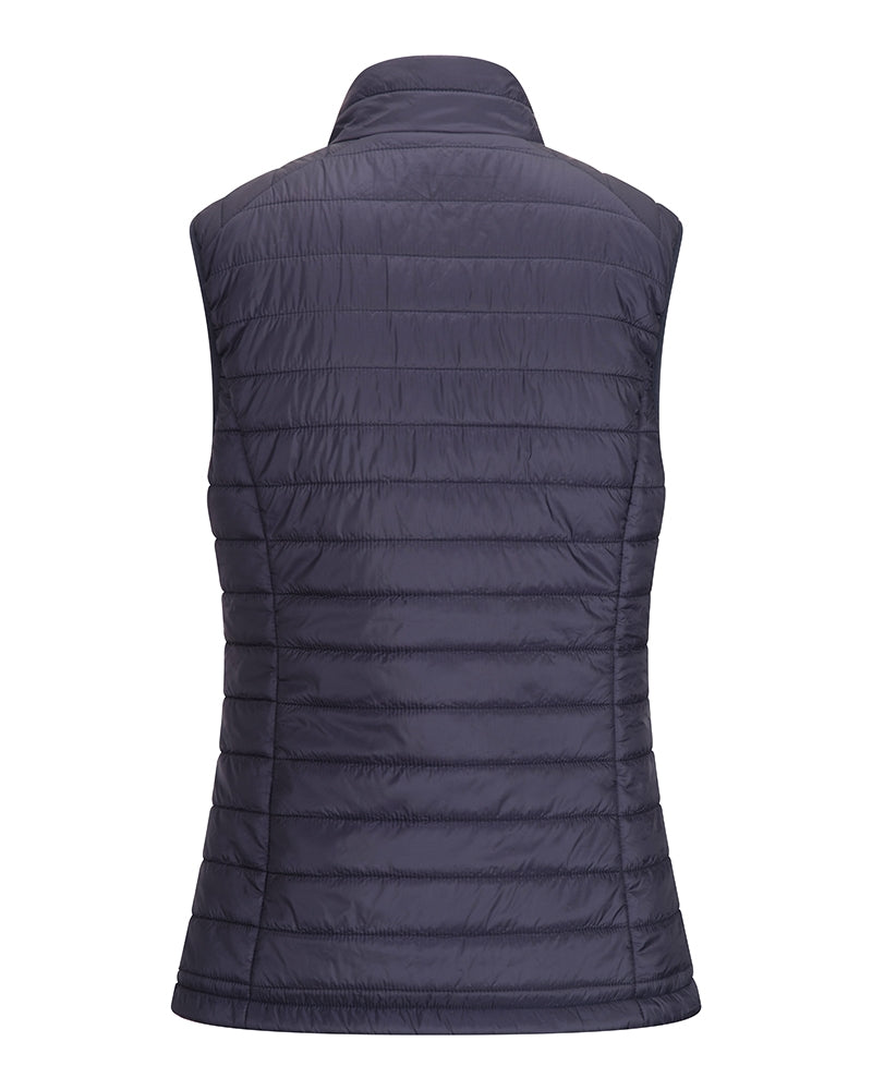 Hoggs Of Fife Kingston Ladies Rip-Stop Gilet Navy/Merlot