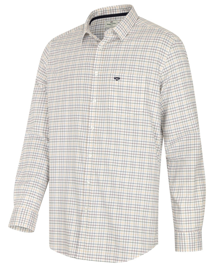 Hoggs Of Fife Callum Country Check Shirt Green Gold