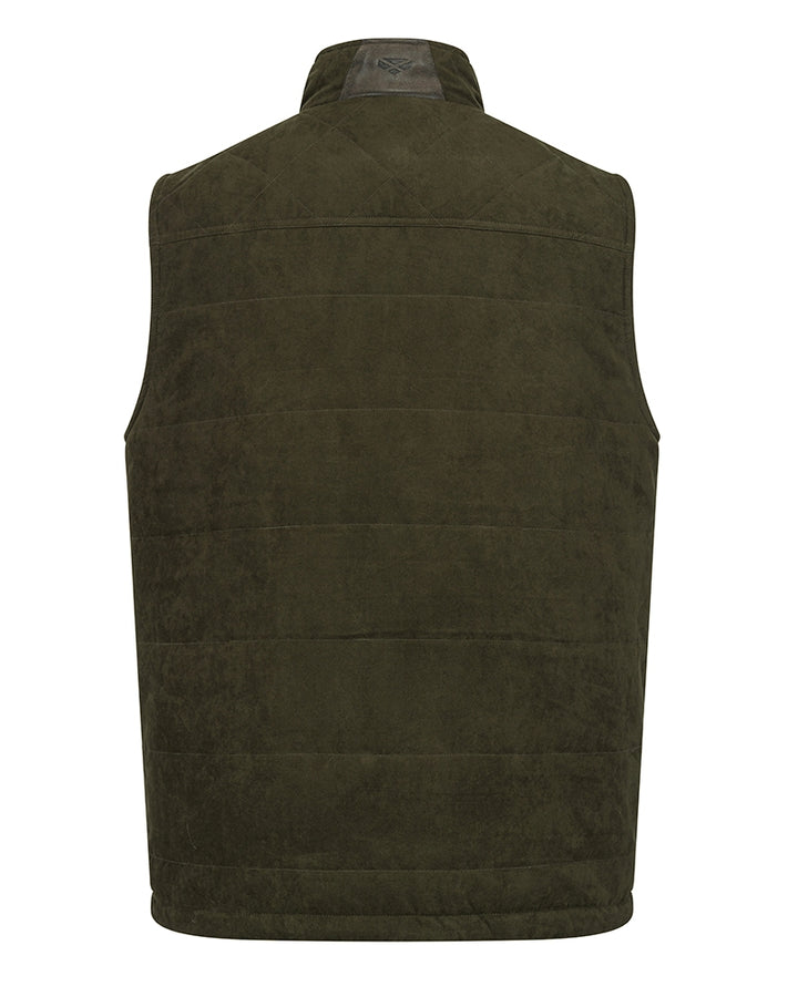 Hoggs Of Fife Glenbervie Quilted Gilet Loden