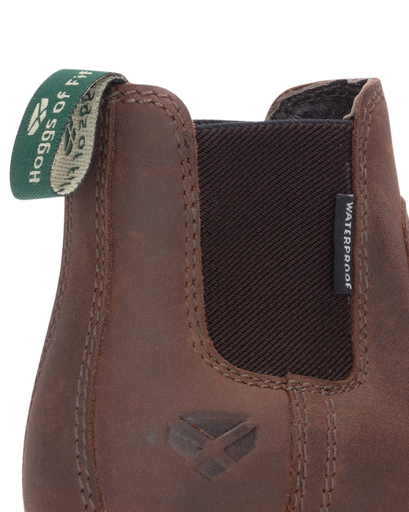 Hoggs Of Fife Shire (Junior) Waterproof Dealer Boot Brown Waxy