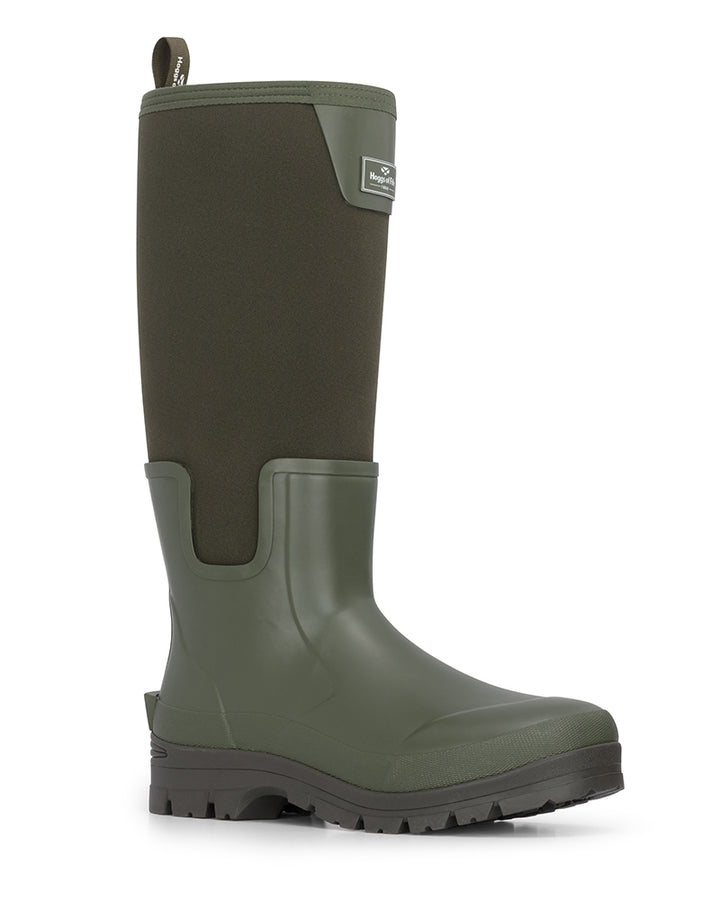 Hoggs Of Fife Newport Neoprene 5mm Wellington Field/Green