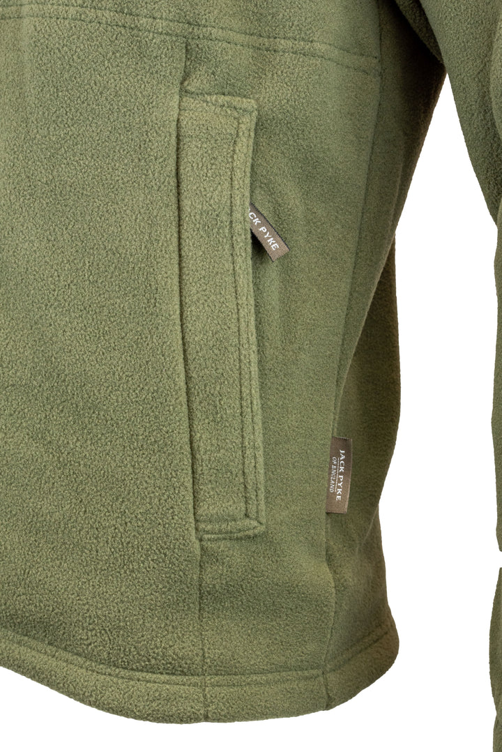 Jack Pyke Countryman Fleece Jacket Light Olive